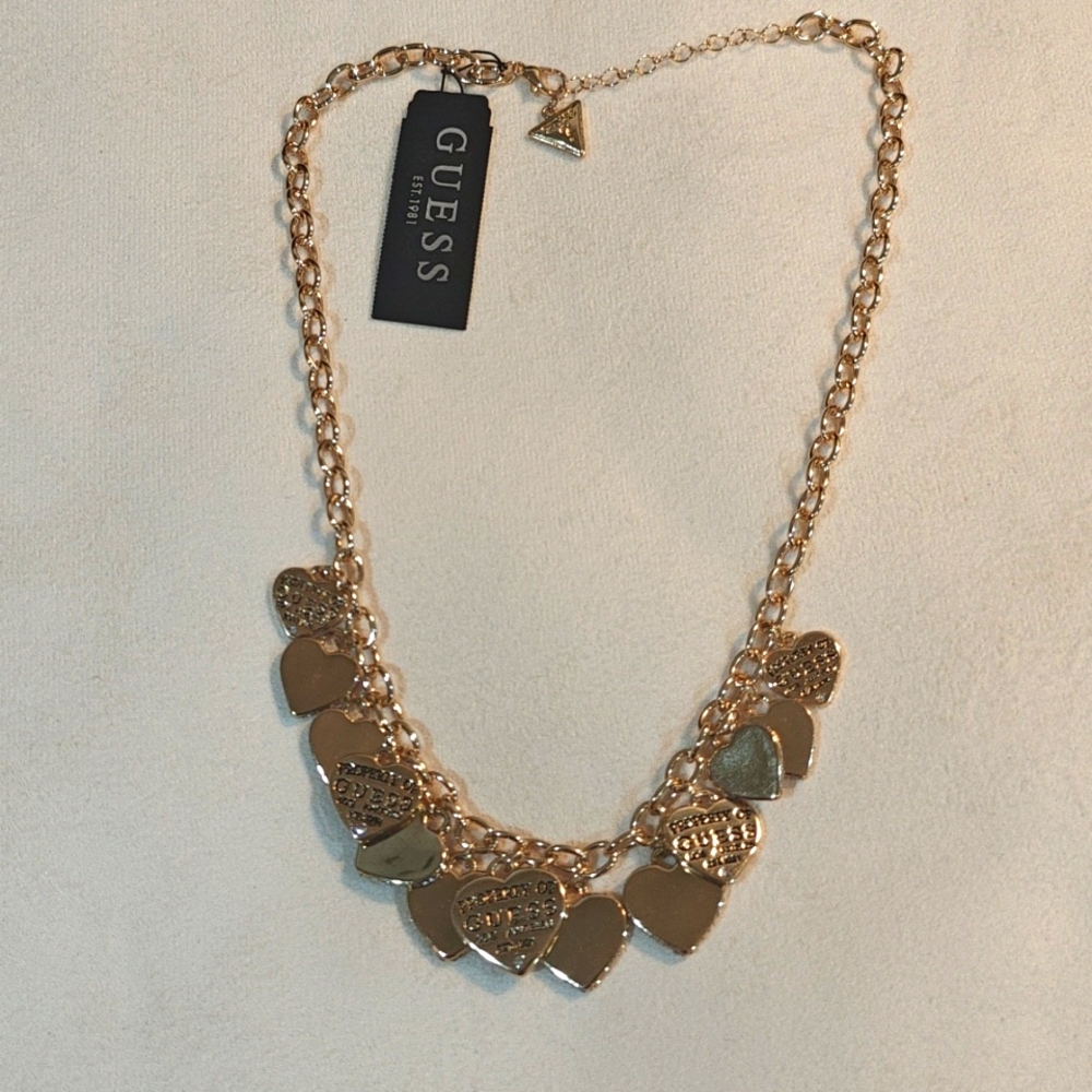 Guess Hearts Necklace - Picture 4 of 5
